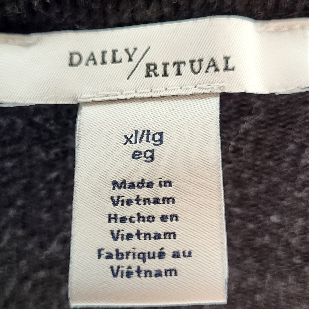 Anthropologie Daily Ritual Crew Neck Sweater size XLarge - Picture 3 of 7